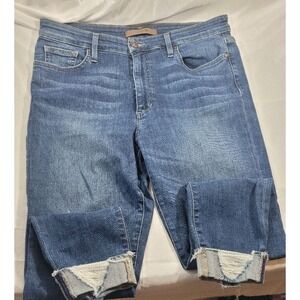 Joe's Women's Rolled Cuff High Rise Skinny Ankle Jeans - Sandy Wash - 31W